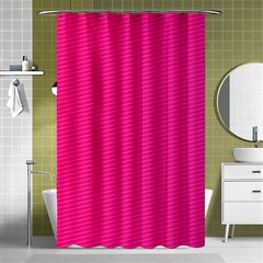 Pattern-pink Shower Curtain 48  X 72  (small)  by nateshop