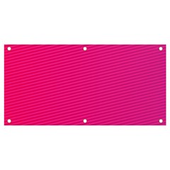 Pattern-pink Banner And Sign 4  X 2 