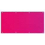 Pattern-pink Banner and Sign 8  x 4  Front