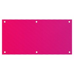 Pattern-pink Banner And Sign 6  X 3  by nateshop