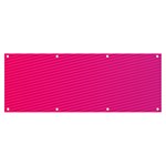 Pattern-pink Banner and Sign 8  x 3  Front