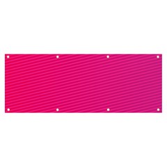 Pattern-pink Banner And Sign 8  X 3 