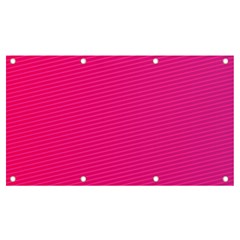 Pattern-pink Banner And Sign 7  X 4  by nateshop