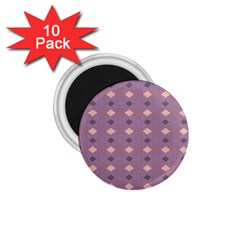 Pattern-puple Box 1 75  Magnets (10 Pack)  by nateshop