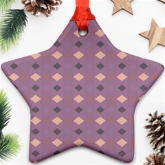 Pattern-puple Box Star Ornament (two Sides) by nateshop