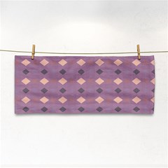 Pattern-puple Box Hand Towel by nateshop