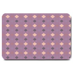 Pattern-puple Box Large Doormat  by nateshop