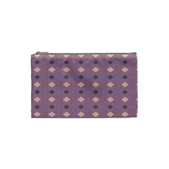 Pattern-puple Box Cosmetic Bag (small) by nateshop