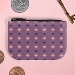 Pattern-puple Box Mini Coin Purse Front