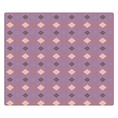 Pattern-puple Box Double Sided Flano Blanket (small)  by nateshop