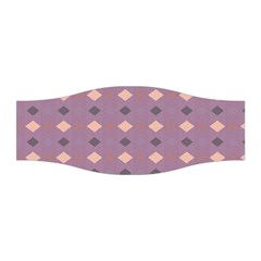 Pattern-puple Box Stretchable Headband by nateshop