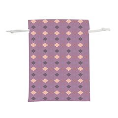 Pattern-puple Box Lightweight Drawstring Pouch (l) by nateshop