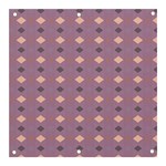 Pattern-puple Box Banner and Sign 3  x 3  Front