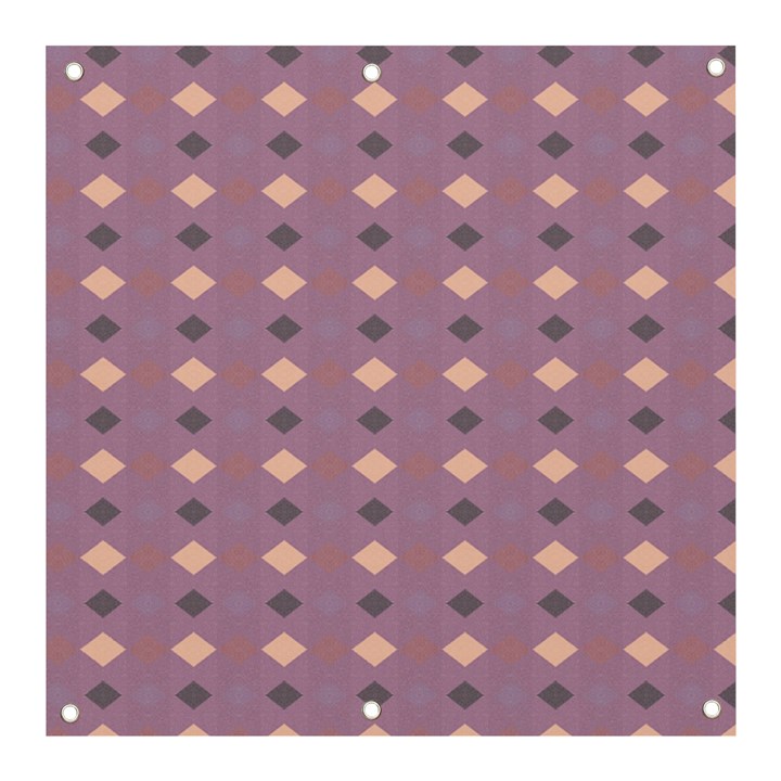 Pattern-puple Box Banner and Sign 3  x 3 