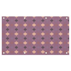 Pattern-puple Box Banner And Sign 7  X 4 