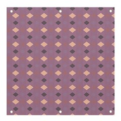 Pattern-puple Box Banner And Sign 4  X 4 