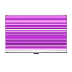 Pattern-purple Lines Business Card Holder by nateshop