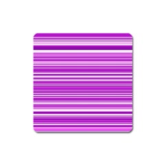 Pattern-purple Lines Square Magnet by nateshop