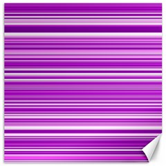 Pattern-purple Lines Canvas 20  X 20  by nateshop