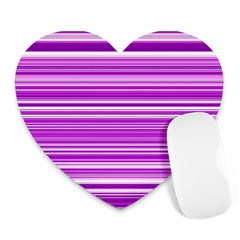 Pattern-purple Lines Heart Mousepads by nateshop