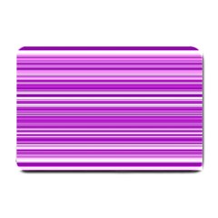 Pattern-purple Lines Small Doormat  by nateshop