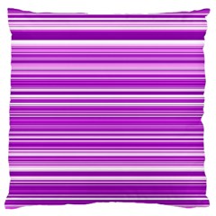 Pattern-purple Lines Large Cushion Case (one Side) by nateshop