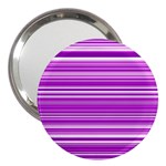 Pattern-purple Lines 3  Handbag Mirrors Front