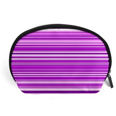 Pattern-purple Lines Accessory Pouch (large) by nateshop