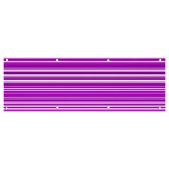 Pattern-purple Lines Banner And Sign 9  X 3 