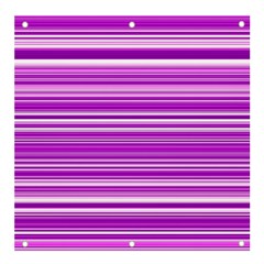 Pattern-purple Lines Banner And Sign 4  X 4 