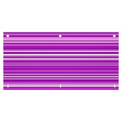 Pattern-purple Lines Banner And Sign 6  X 3 