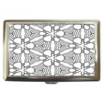 Pattern-white Cigarette Money Case Front