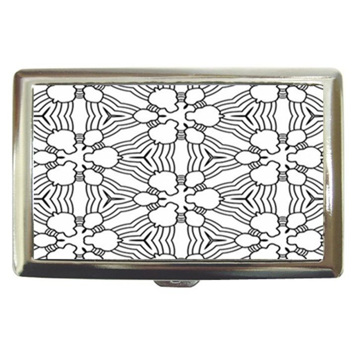 Pattern-white Cigarette Money Case