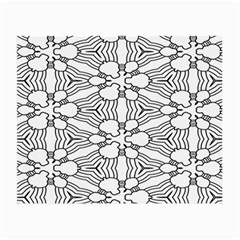 Pattern-white Small Glasses Cloth