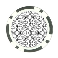 Pattern-white Poker Chip Card Guard