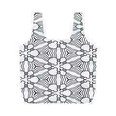 Pattern-white Full Print Recycle Bag (M)