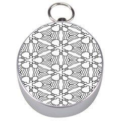 Pattern-white Silver Compasses