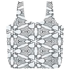 Pattern-white Full Print Recycle Bag (XXXL)