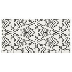 Pattern-white Banner and Sign 8  x 4 