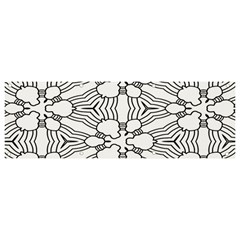 Pattern-white Banner and Sign 9  x 3 