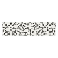 Pattern-white Banner And Sign 4  X 1 