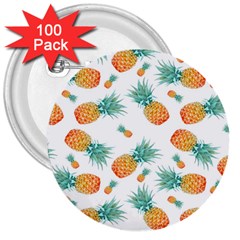 Pineapple 3  Buttons (100 Pack)  by nateshop