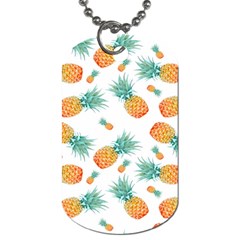 Pineapple Dog Tag (two Sides)