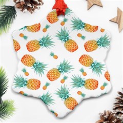 Pineapple Snowflake Ornament (two Sides)