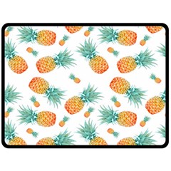 Pineapple Fleece Blanket (large)  by nateshop