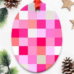 Pink Box Ornament (oval) by nateshop