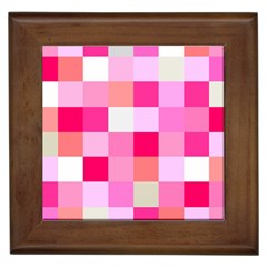 Pink Box Framed Tile