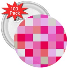 Pink Box 3  Buttons (100 Pack)  by nateshop