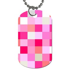 Pink Box Dog Tag (two Sides)