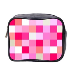 Pink Box Mini Toiletries Bag (two Sides) by nateshop